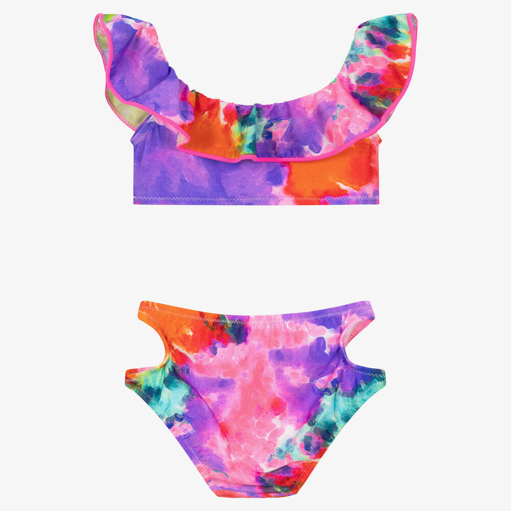 Nessi Byrd Girls Tie Dye Bikini UV50