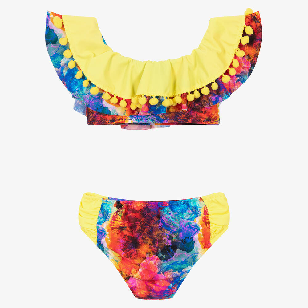 Nessi Byrd-Girls Yellow Bikini (UV50) | Childrensalon Outlet