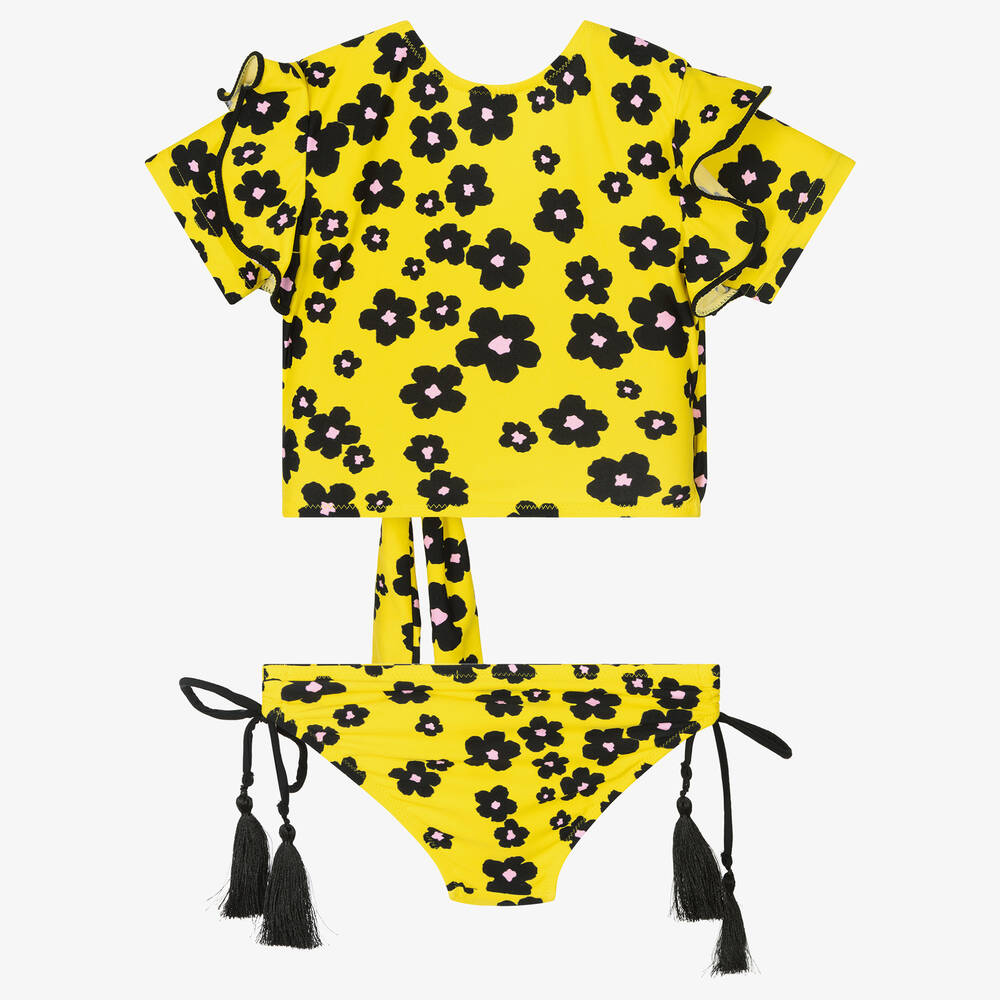 Nessi Byrd-Girls Yellow Tankini (UV50) | Childrensalon Outlet
