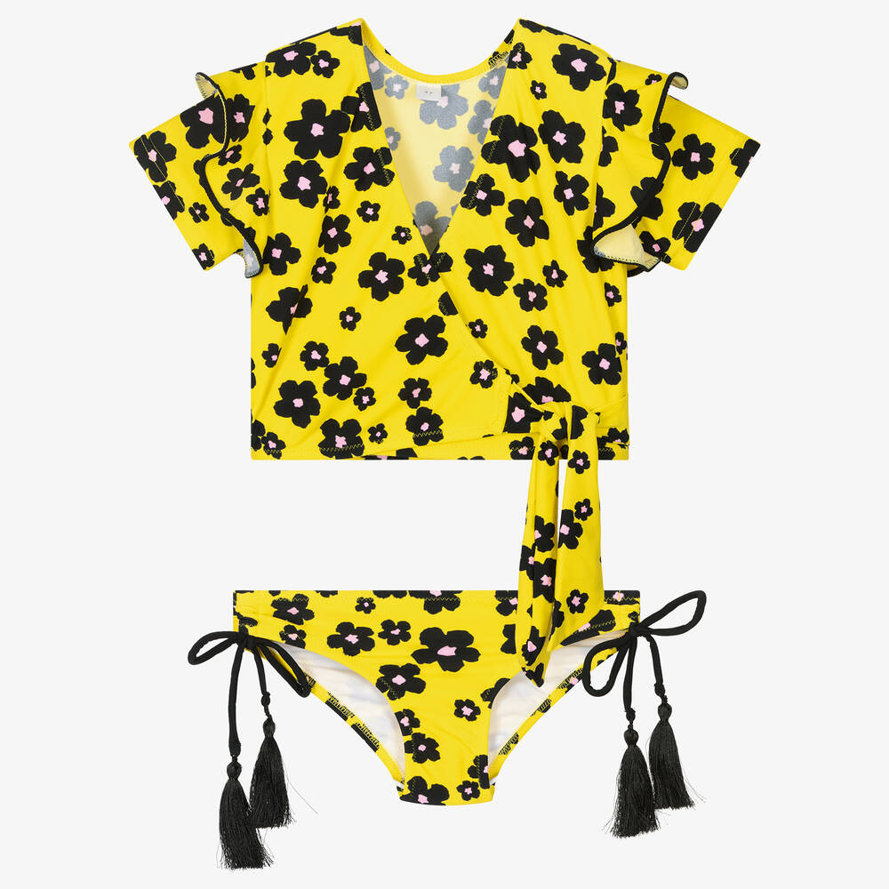 Nessi Byrd - Girls Yellow Tankini (UV50) | Childrensalon