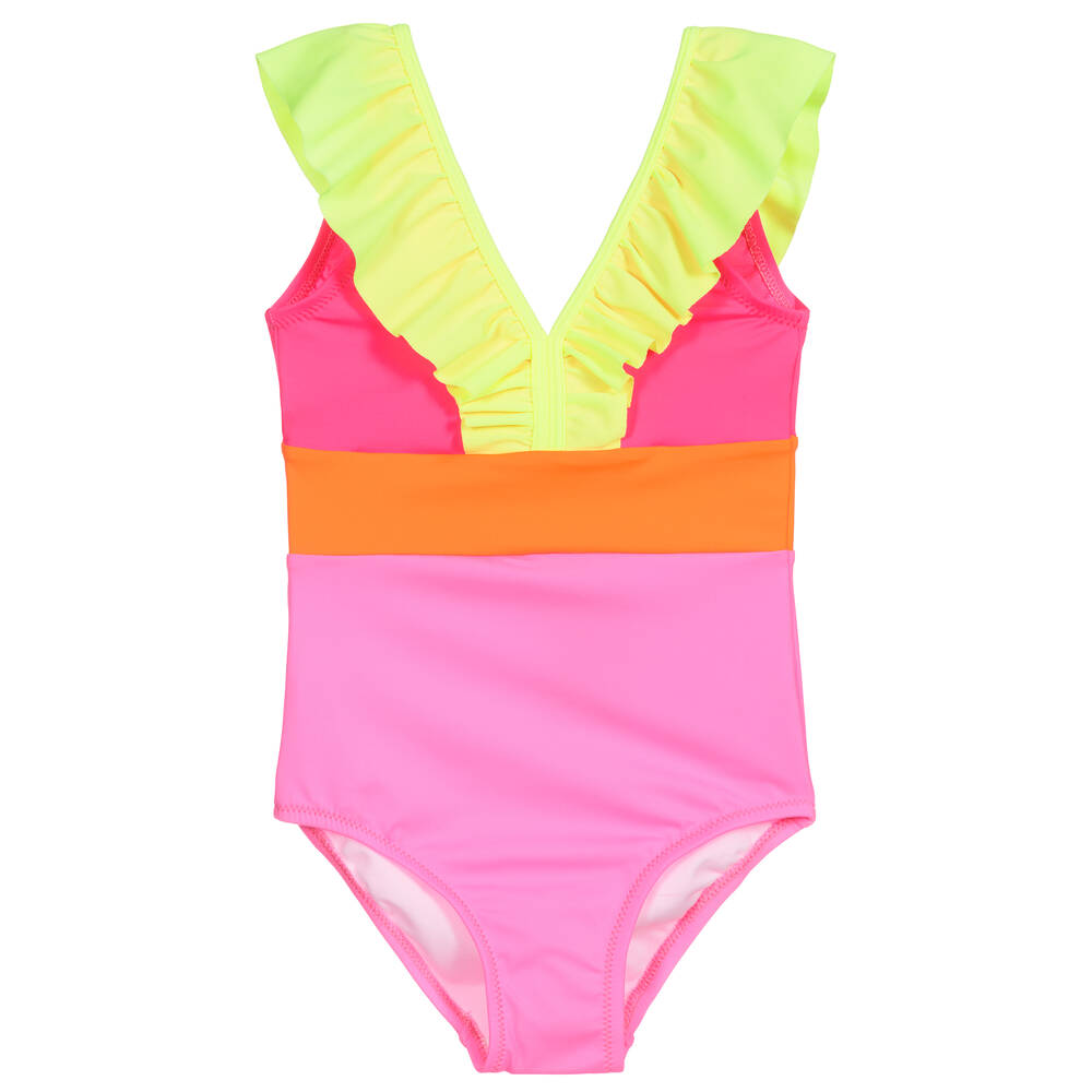 Nessi Byrd - Neon Pink Swimsuit (UV50) | Childrensalon