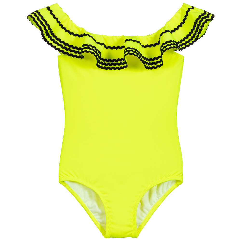 Nessi Byrd - Neon Yellow Swimsuit (UPF50+) | Childrensalon