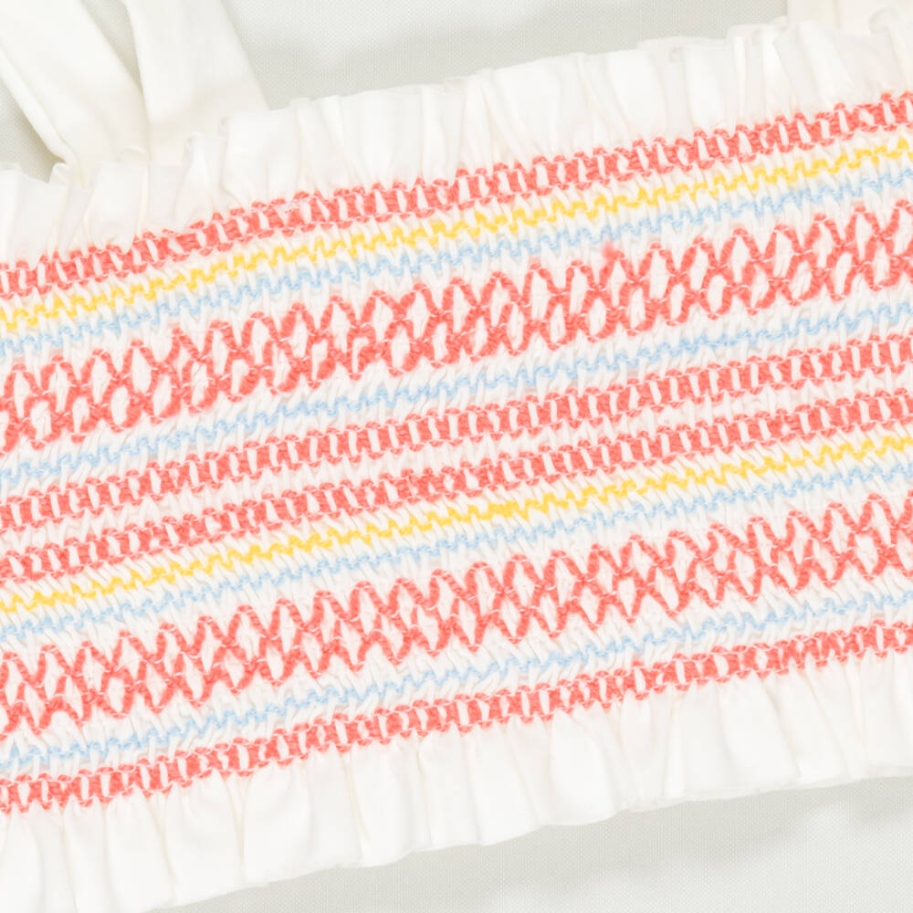 Nessi Byrd-Preloved Girls Blue Shirred Bikini (8 years) | Childrensalon Outlet