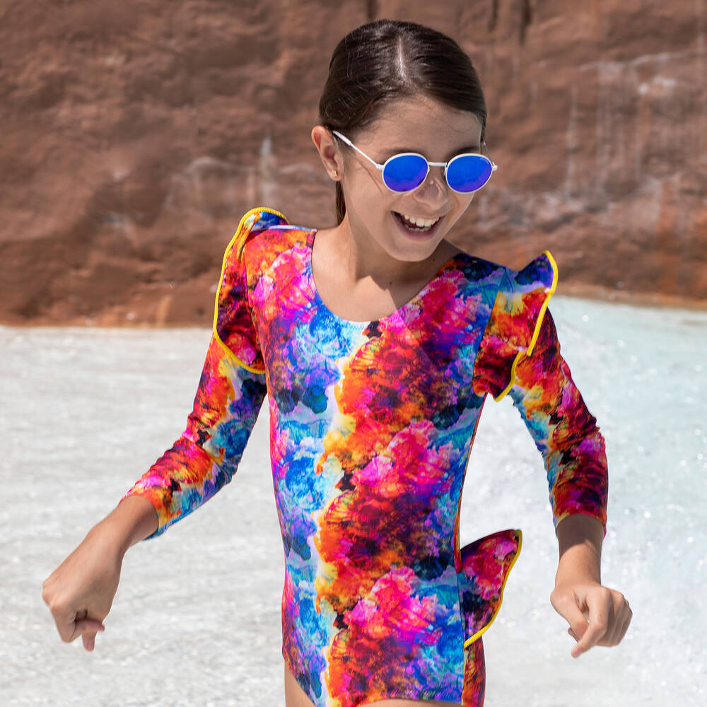 Nessi Byrd-Голубой купальник для подростков (UV50) | Childrensalon Outlet