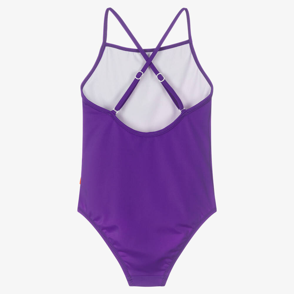 Nessi Byrd-Teen Girls Purple Swimsuit (UV50) | Childrensalon Outlet