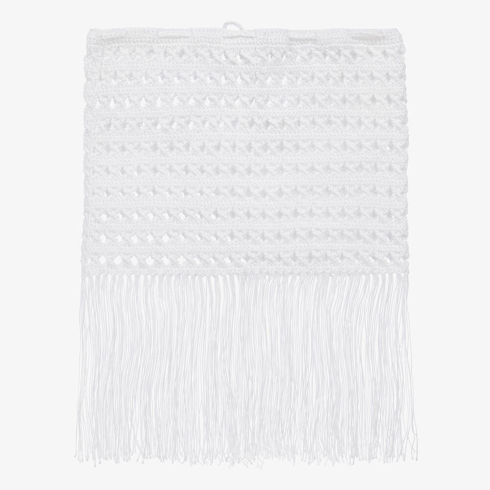 Nessi Byrd-Белая пляжная юбка кроше для девочек-подростков | Childrensalon Outlet