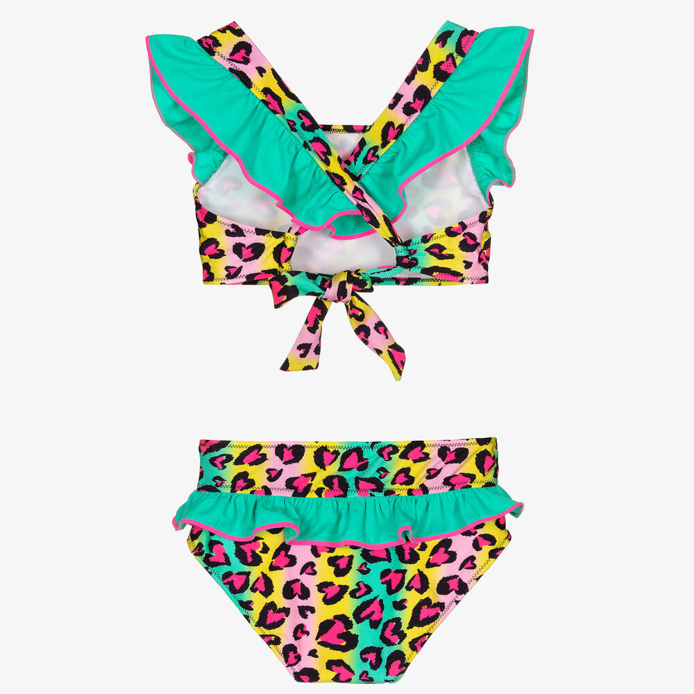 Nessi Byrd-مايو بيكيني تينز بناتي لون أخضر (UV50) | Childrensalon Outlet