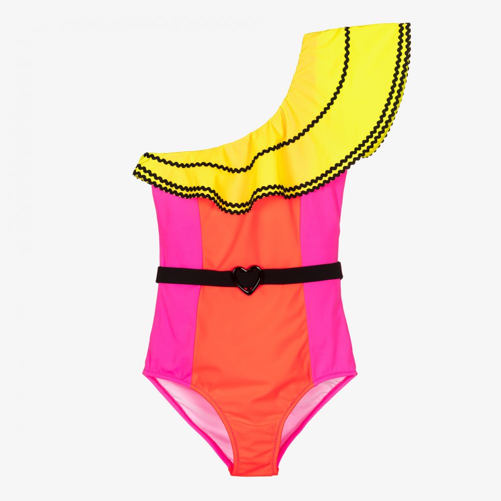 Nessi Byrd - Teen Orange Swimsuit (UV50) | Childrensalon
