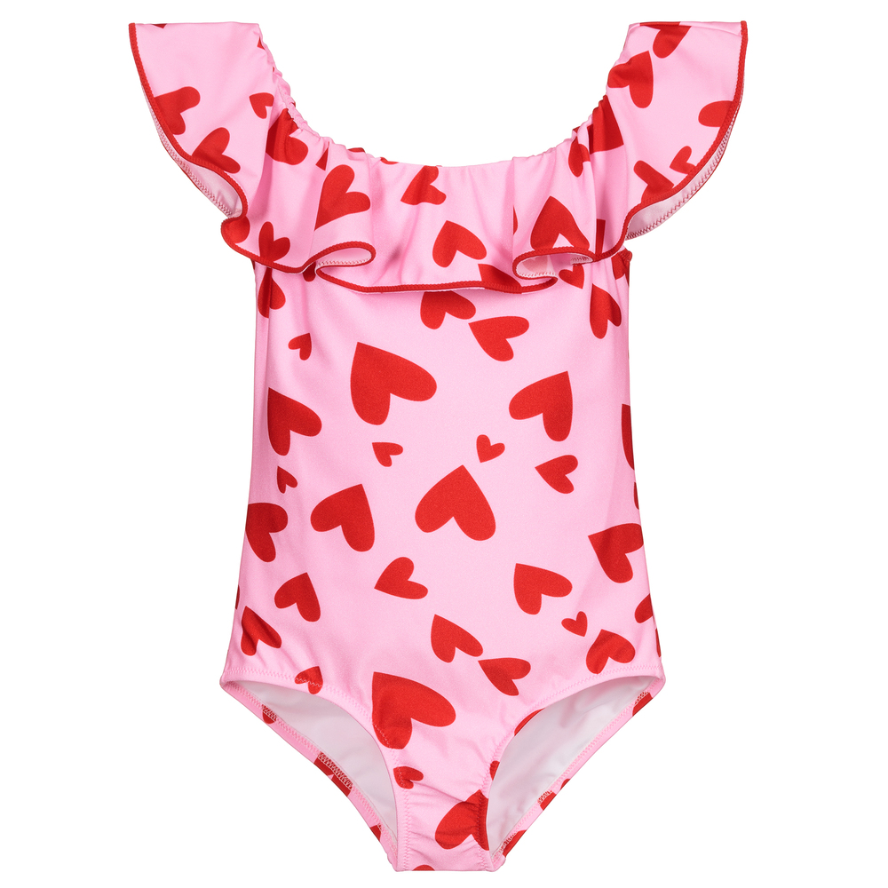 Nessi Byrd - Teen Pink Swimsuit (UV50) | Childrensalon