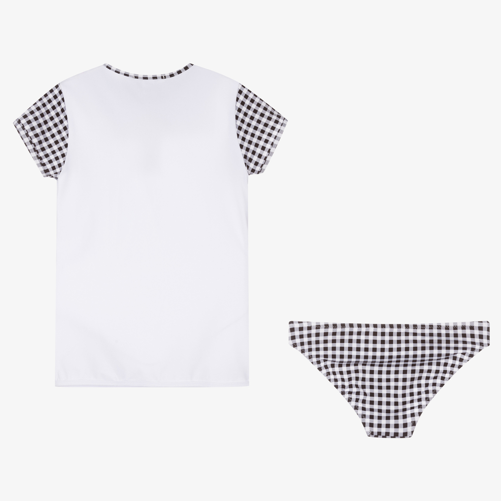 Nessi Byrd-White Top & Pants Set (UV50) | Childrensalon Outlet