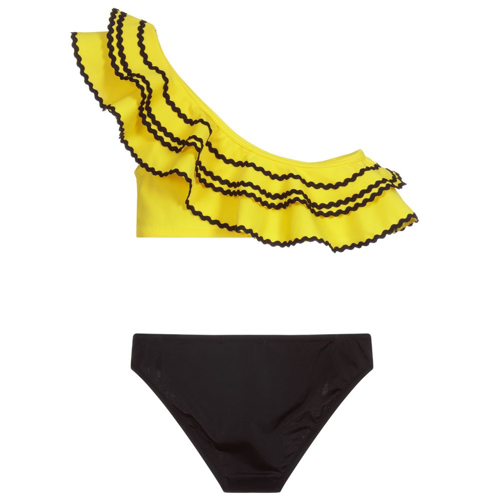 Nessi Byrd-Бикини желтого и черного цвета (UV50) | Childrensalon Outlet