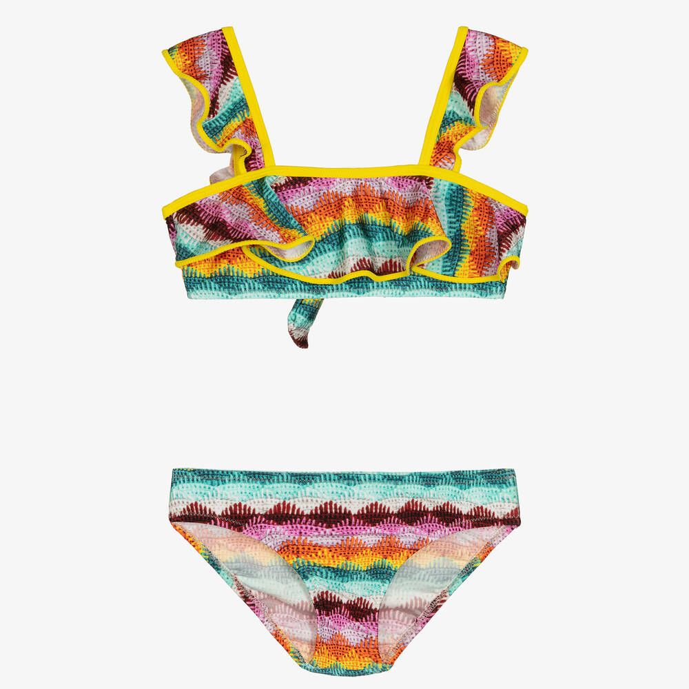 Nessi Byrd - Yellow & Green Bikini (UV50) | Childrensalon