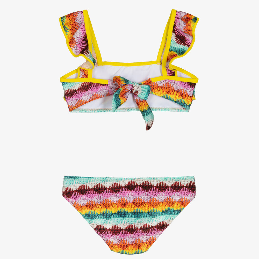 Nessi Byrd-Yellow & Green Bikini (UV50) | Childrensalon Outlet