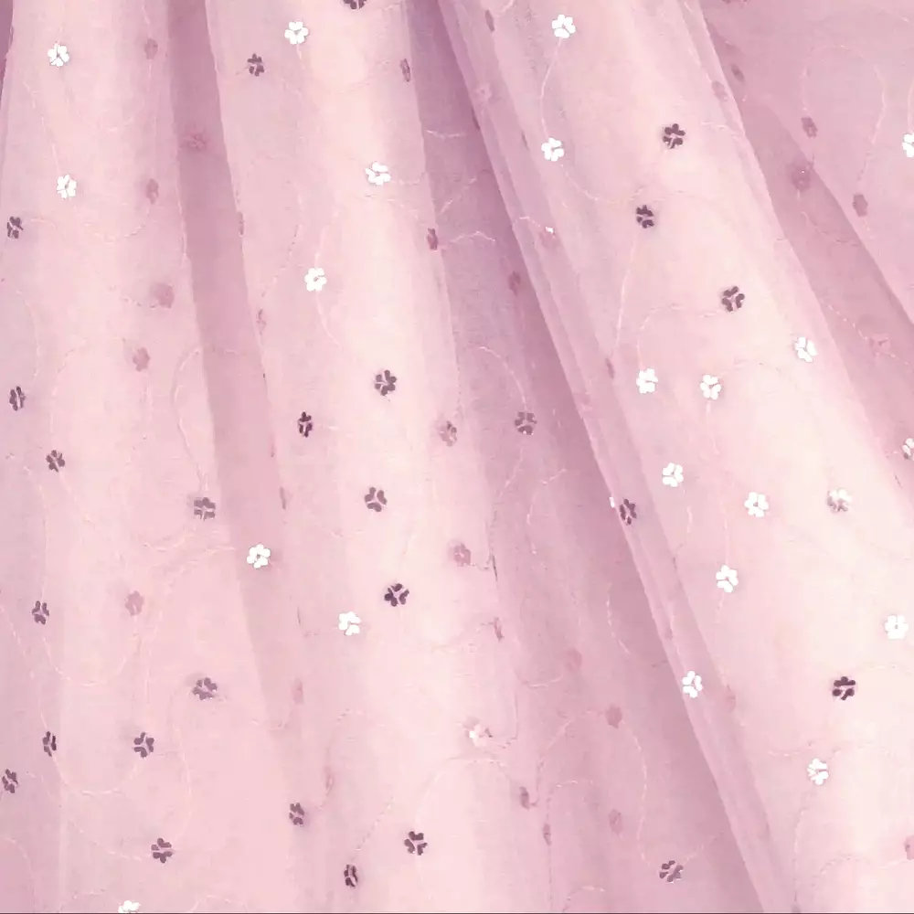 Nicki Macfarlane-Girls Pink Sequined Tulle Dress  | Childrensalon Outlet