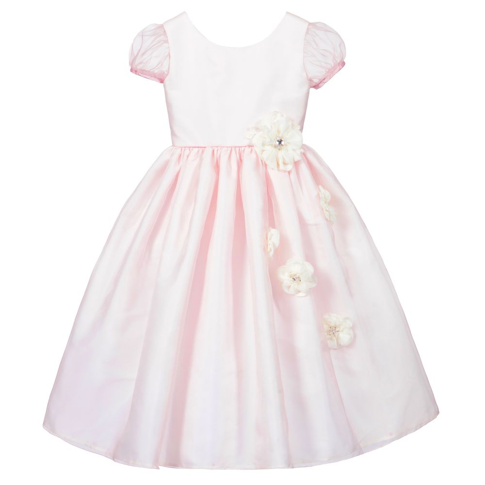 Nicki Macfarlane - Pink Silk Organza Dress | Childrensalon