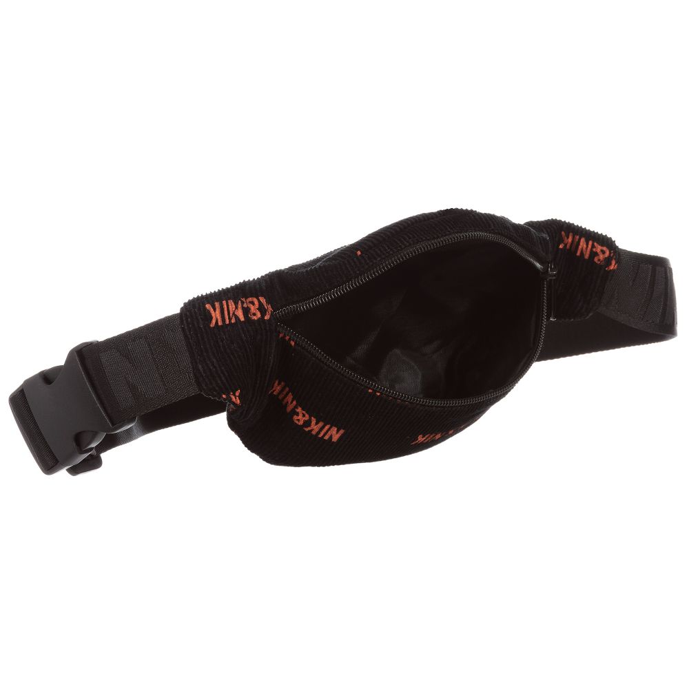 NIK&NIK-Black Corduroy Belt Bag (24cm) | Childrensalon Outlet