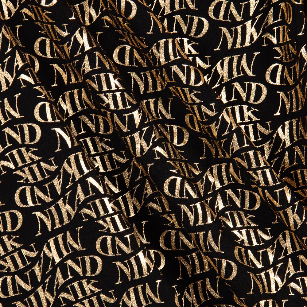 NIK&NIK-Black & Gold Blouse | Childrensalon Outlet