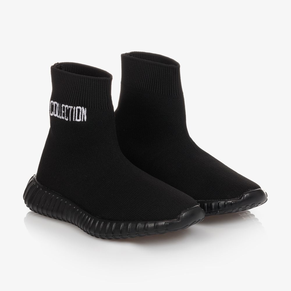 NIK&NIK - حذاء ترينرز جوارب لون أسود | Childrensalon