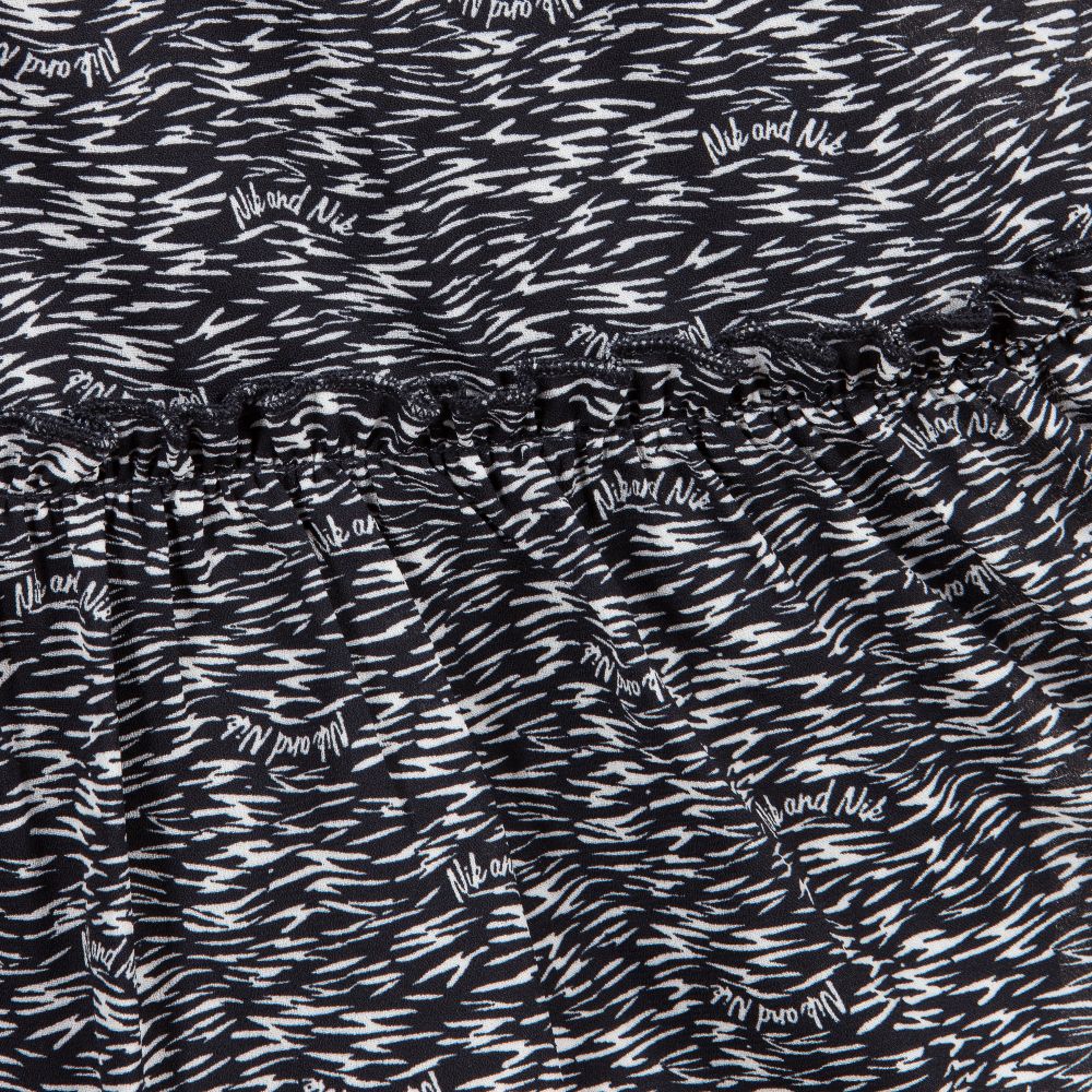 NIK&NIK-Blue & White Crêpe Dress | Childrensalon Outlet