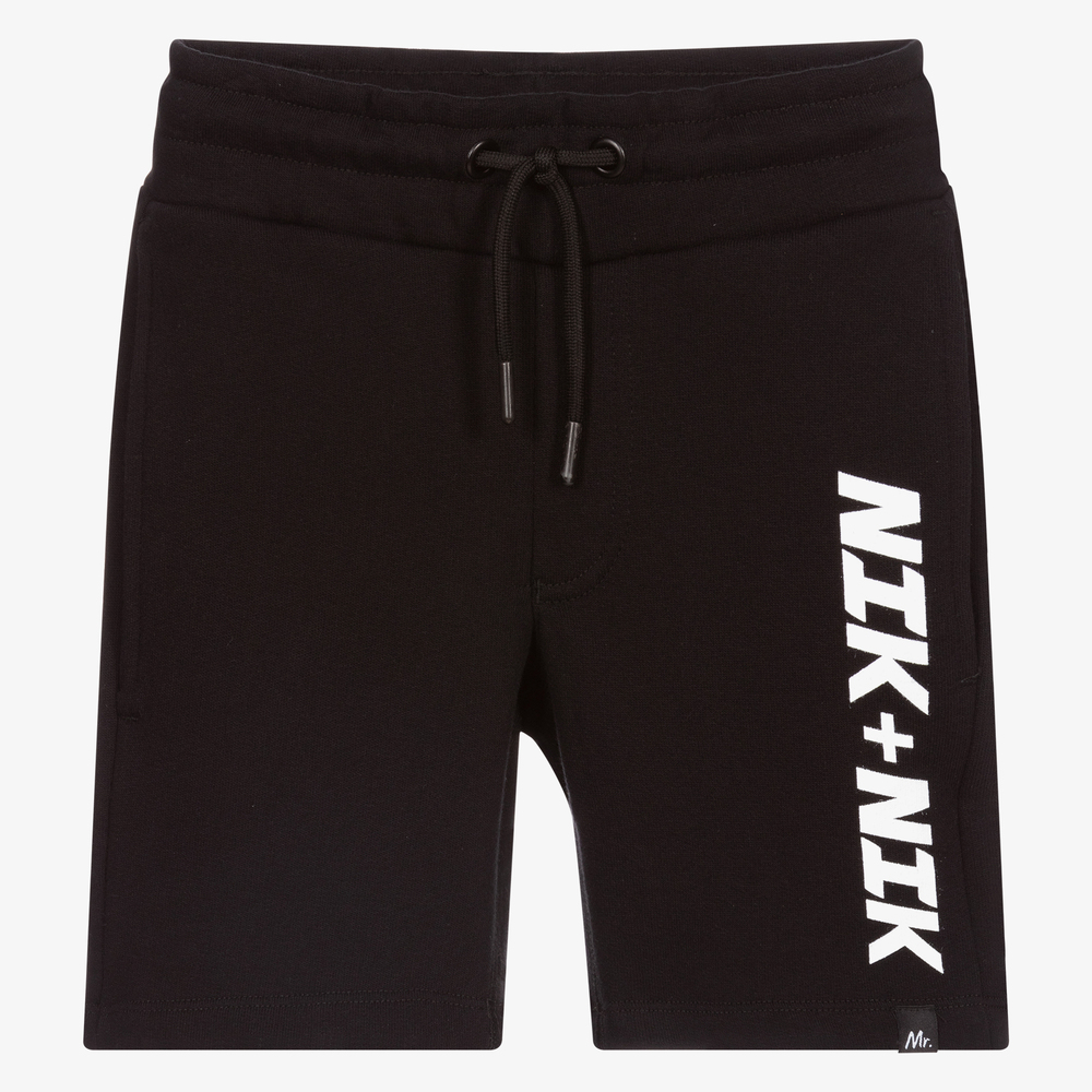 NIK&NIK - Черные хлопковые шорты для мальчиков | Childrensalon
