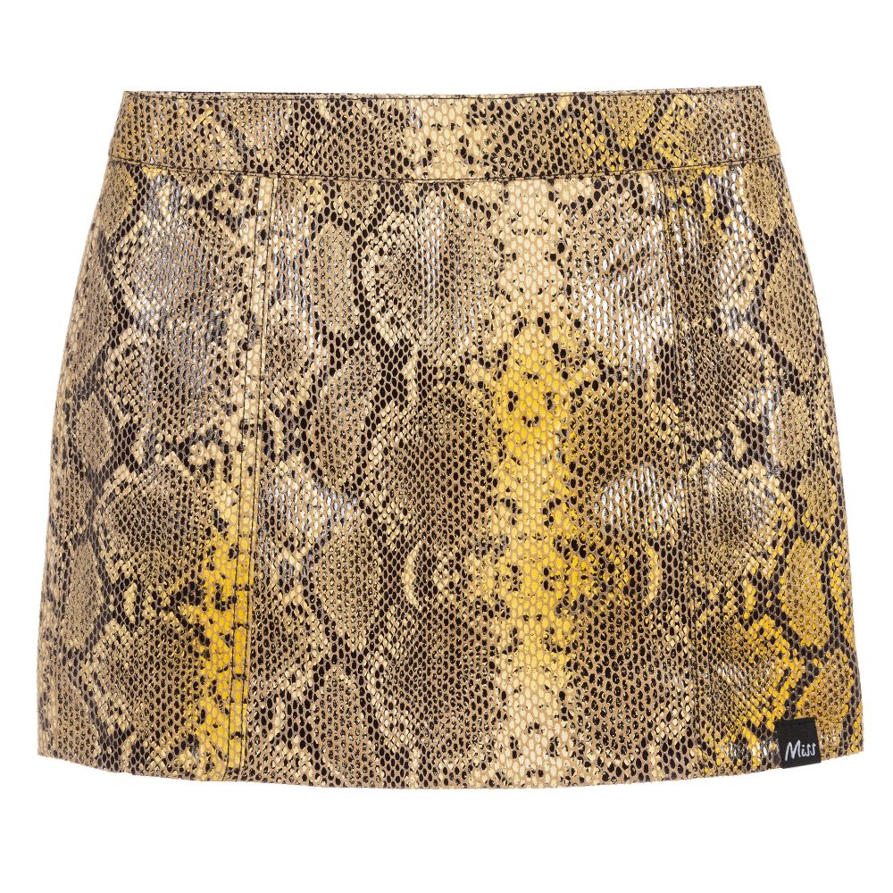 Faux snake hotsell print skirt