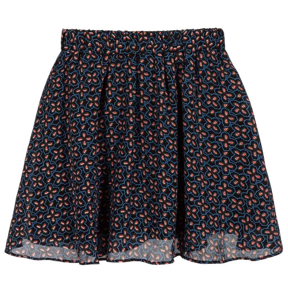 NIK&NIK-Girls Black & Blue Skirt | Childrensalon Outlet