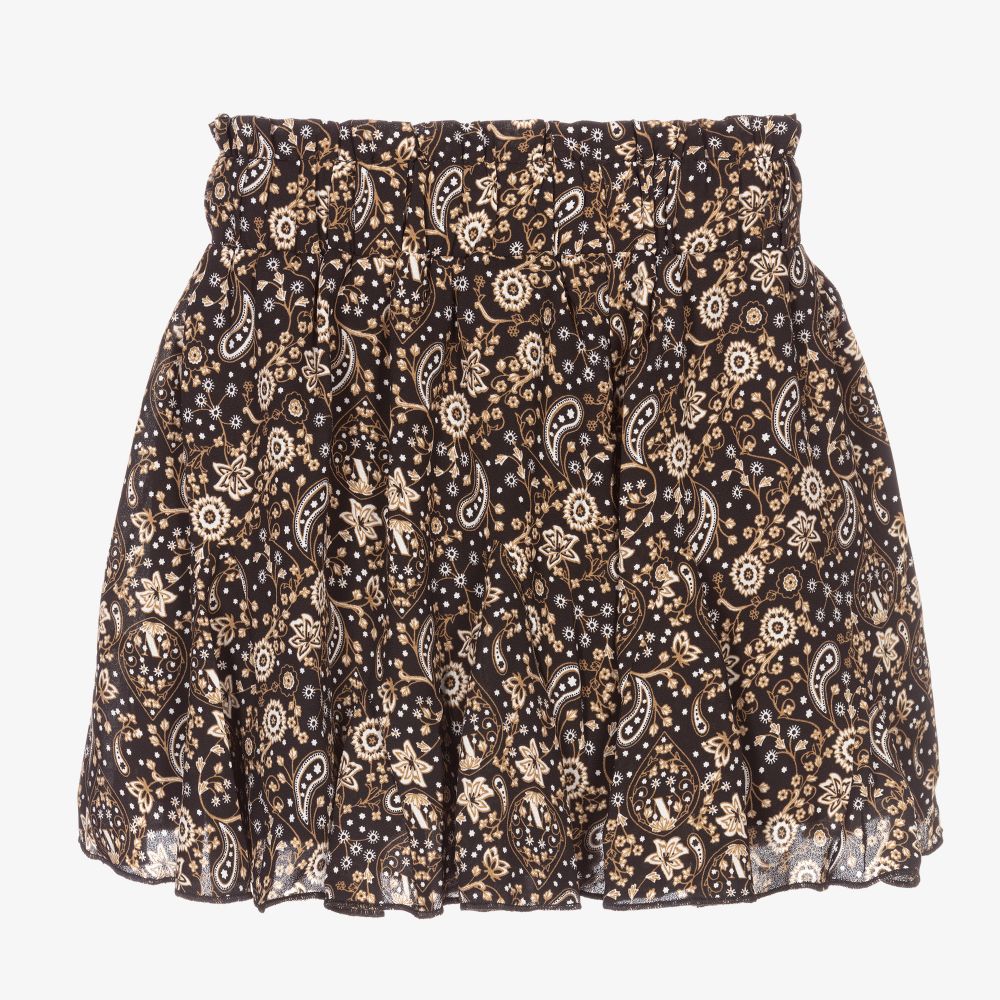 NIK&NIK-Girls Black Crêpe Skirt | Childrensalon Outlet