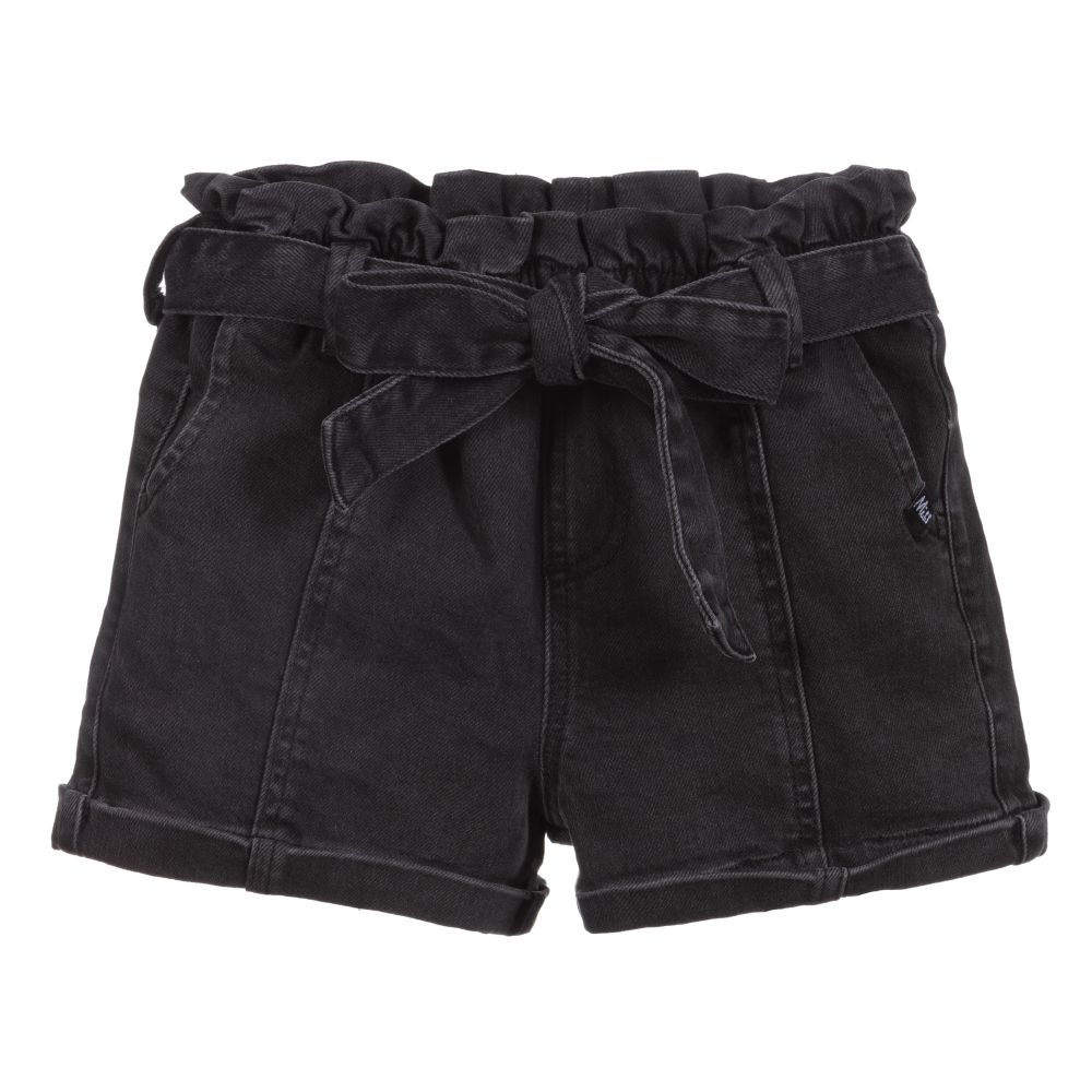 NIK&NIK - Girls Black Denim Shorts | Childrensalon