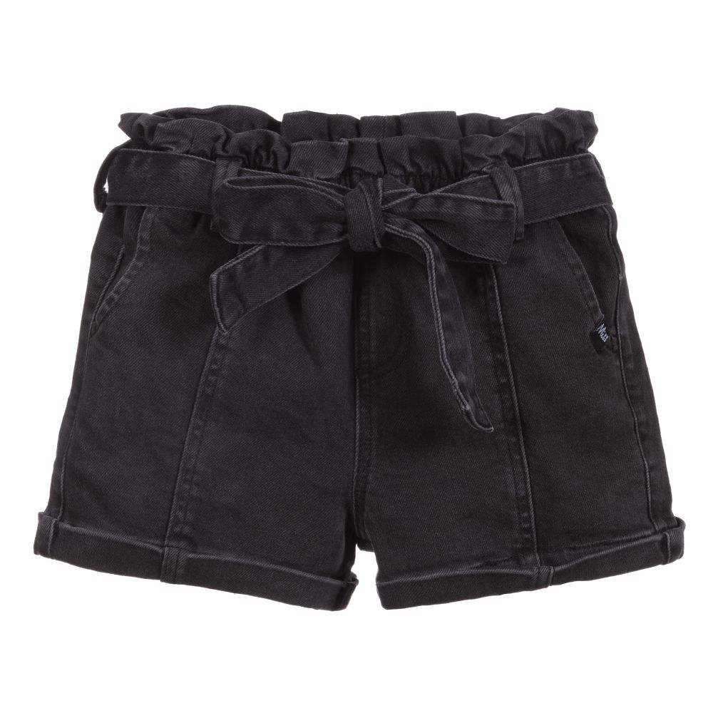 NIK&NIK - Short noir en denim Fille | Childrensalon