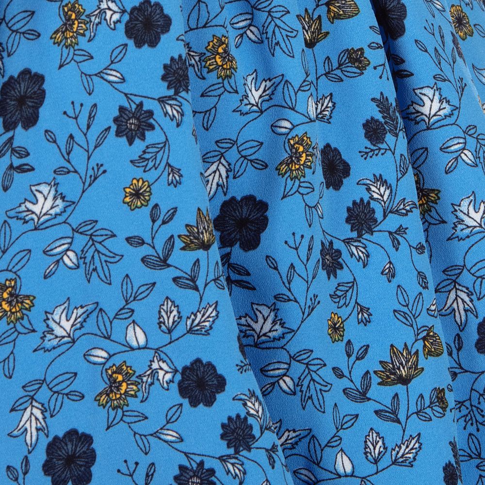 NIK&NIK-Girls Blue Floral Blouse | Childrensalon Outlet