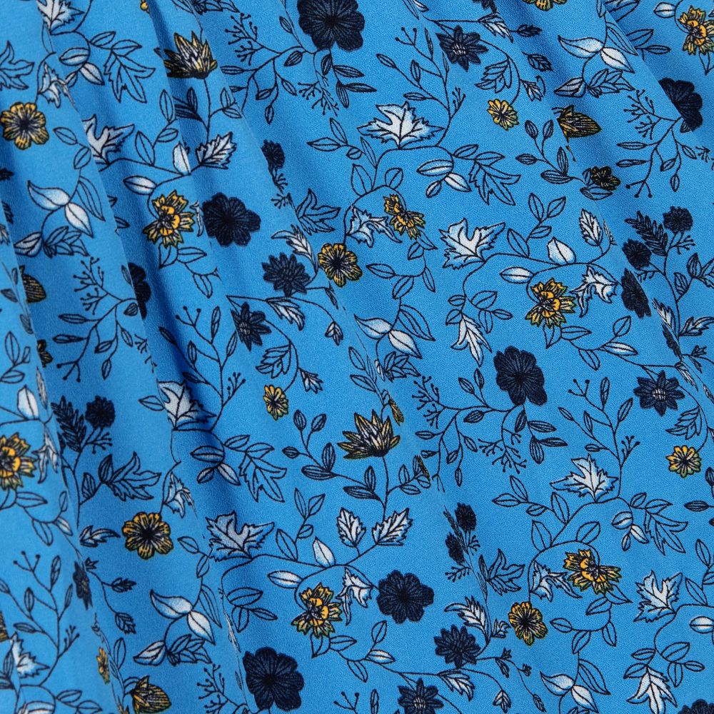 NIK&NIK-Girls Blue Floral Skirt | Childrensalon Outlet