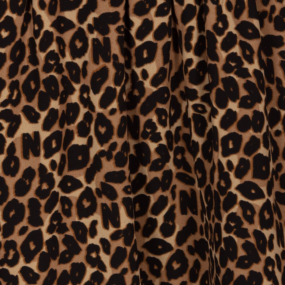 NIK&NIK-Girls Brown Leopard Skirt | Childrensalon Outlet