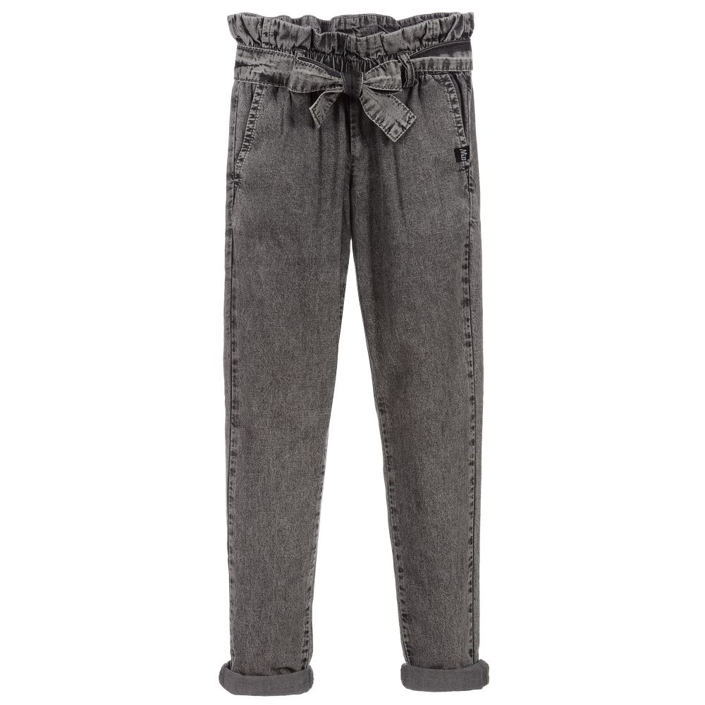 NIK&NIK - Pantalon gris en coton Fille | Childrensalon
