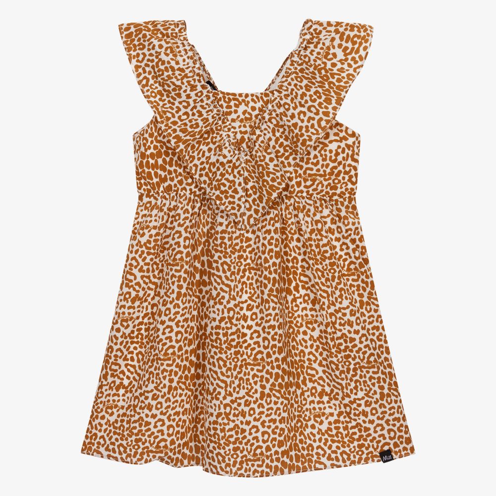 NIK&NIK - Kleid mit Leopardenmuster (M) | Childrensalon