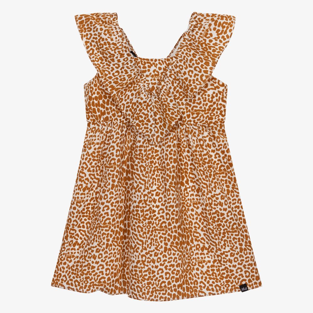 NIK&NIK-Girls Leopard Print Dress | Childrensalon Outlet