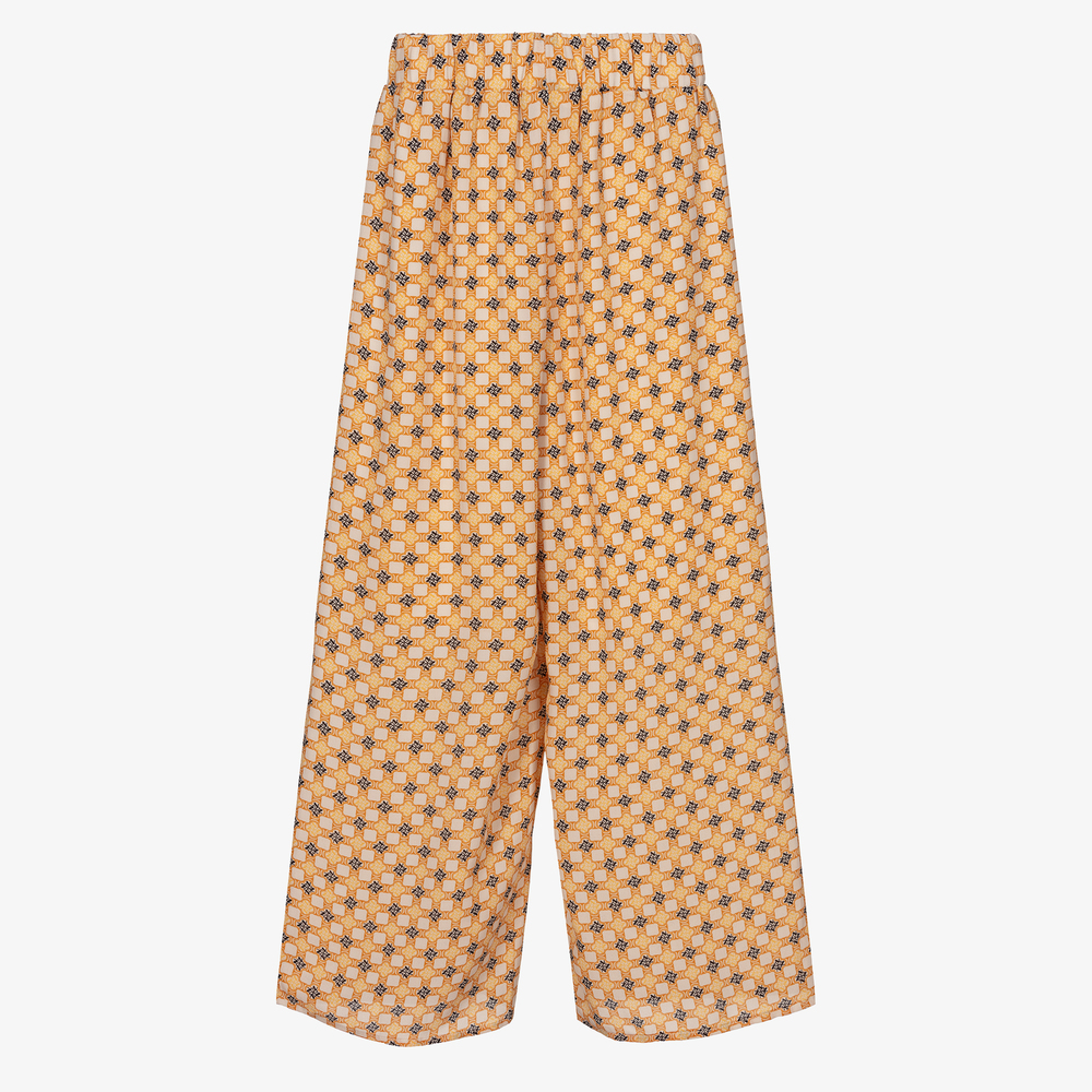 NIK&NIK-Широкие оранжевые брюки для девочек | Childrensalon Outlet