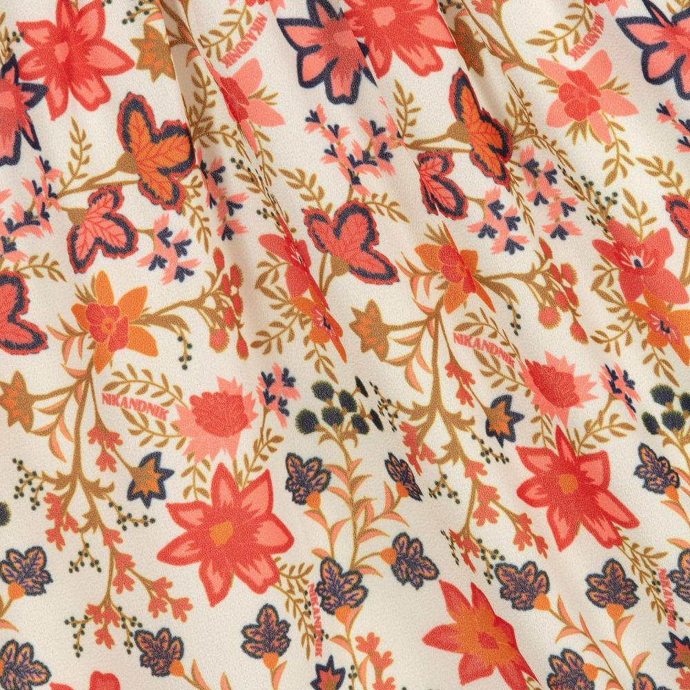 NIK&NIK-Girls Red Floral Skirt | Childrensalon Outlet