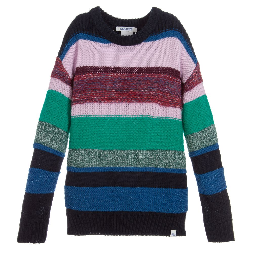 NIK&NIK - Girls Striped Knitted Sweater | Childrensalon