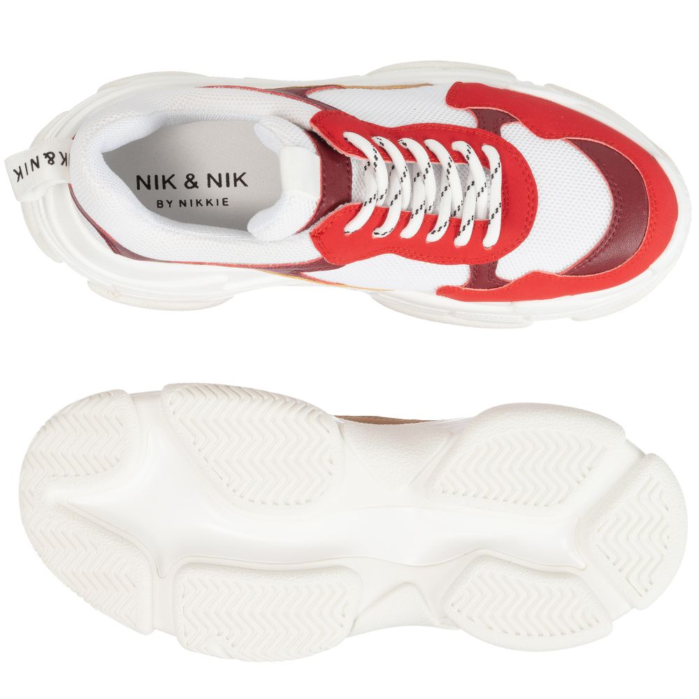 NIK NIK Girls White Trainers Childrensalon Outlet