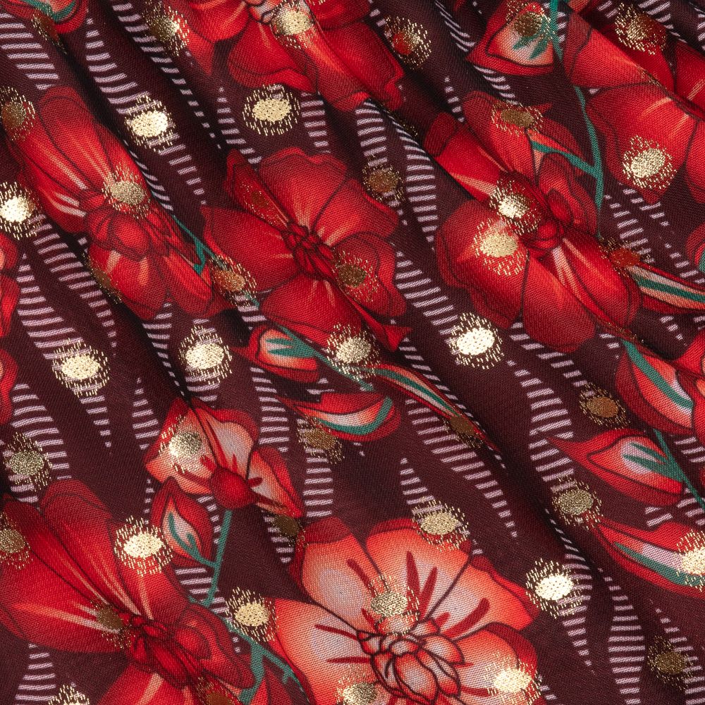 NIK&NIK-Red Floral Skirt | Childrensalon Outlet