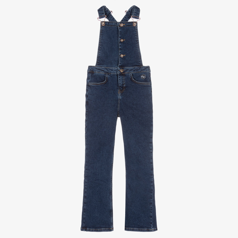 NIK&NIK - Blaue Teen Jeans-Latzhose | Childrensalon