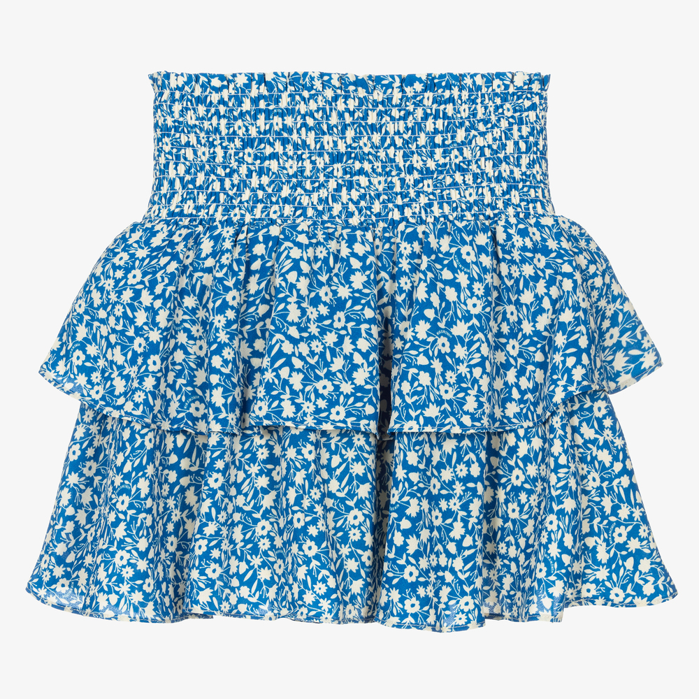 NIK&NIK-Голубая юбка в цветочек для подростков | Childrensalon Outlet