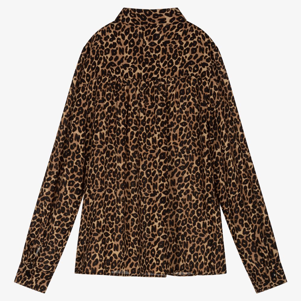 NIK&NIK-بلوز تينز بناتي شيفون لون بني | Childrensalon Outlet