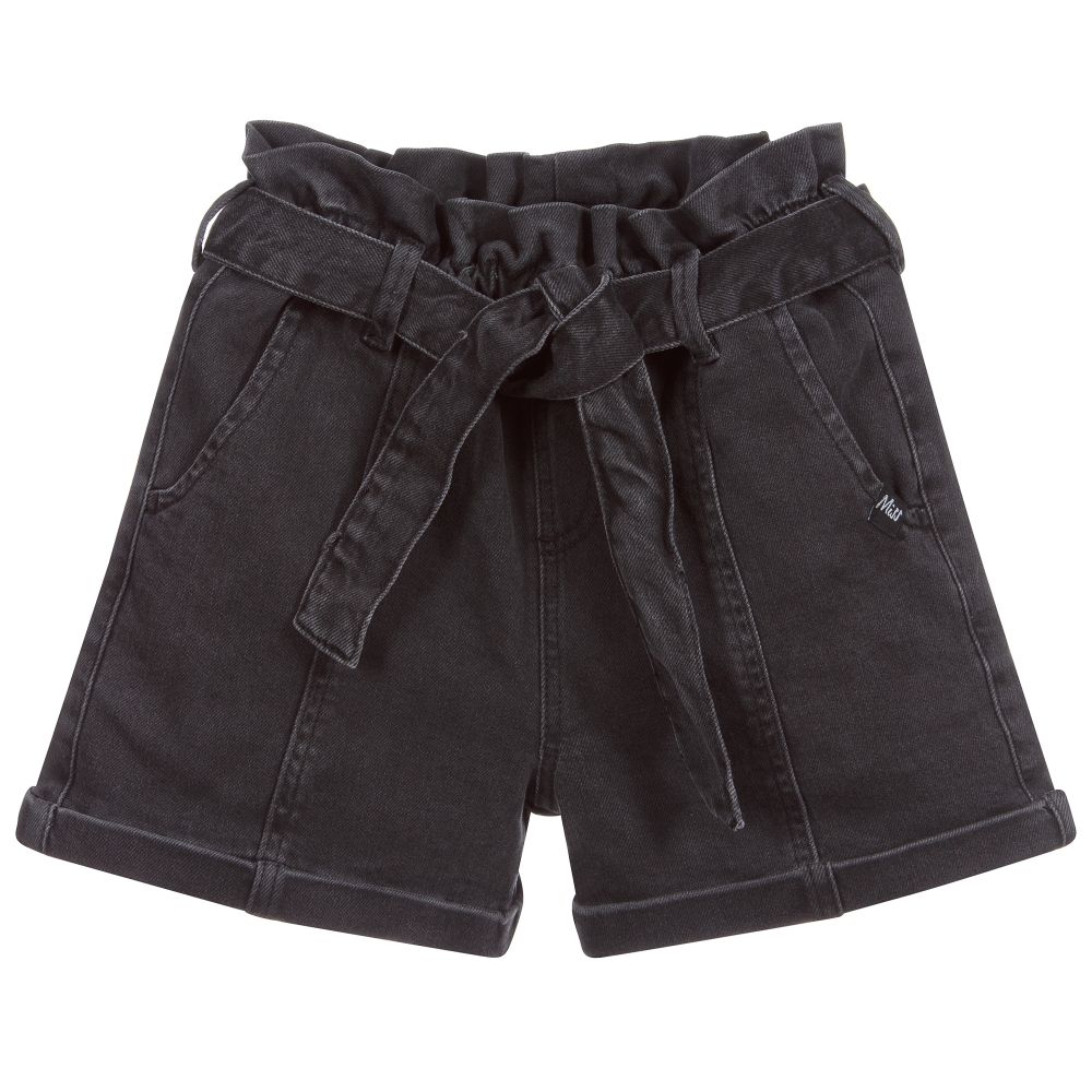 Girls black online jean shorts