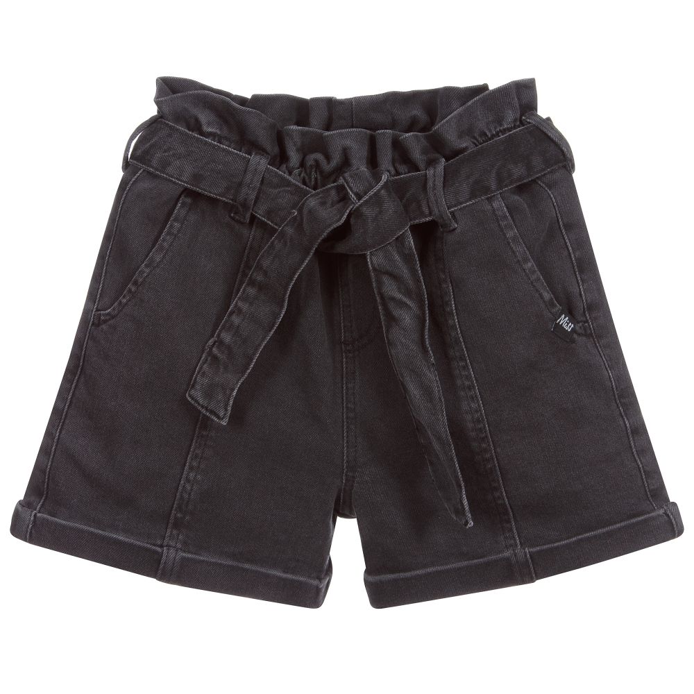 NIK&NIK - Teen Girls Black Denim Shorts | Childrensalon