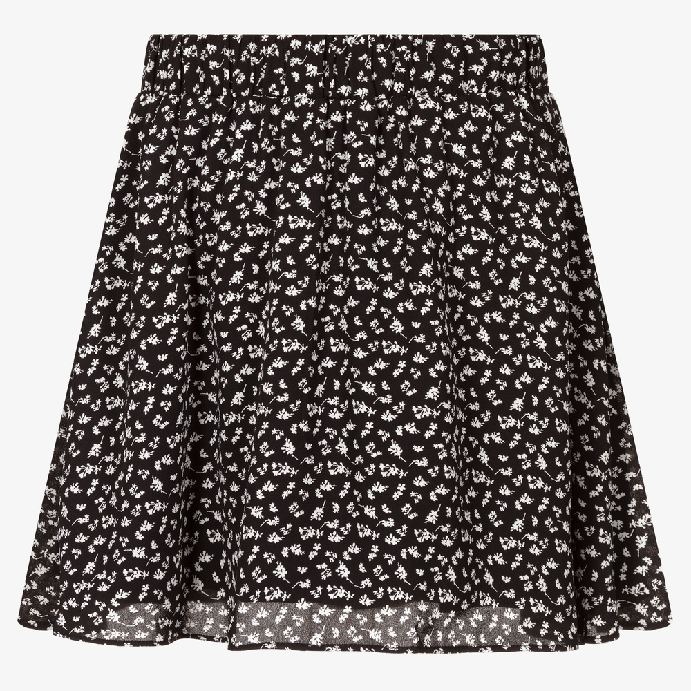 NIK&NIK - Teen Girls Black Floral Skirt | Childrensalon