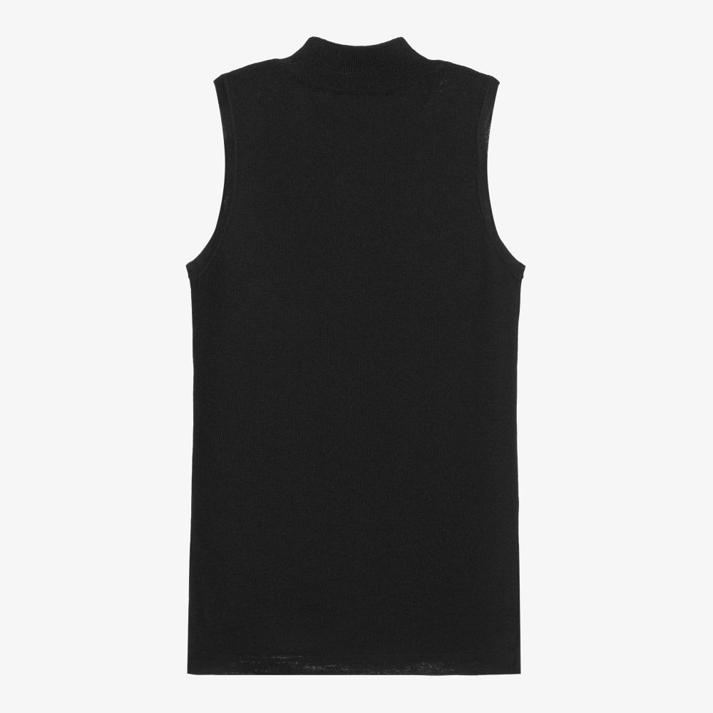 NIK&NIK-Teen Girls Black Knitted Top | Childrensalon Outlet