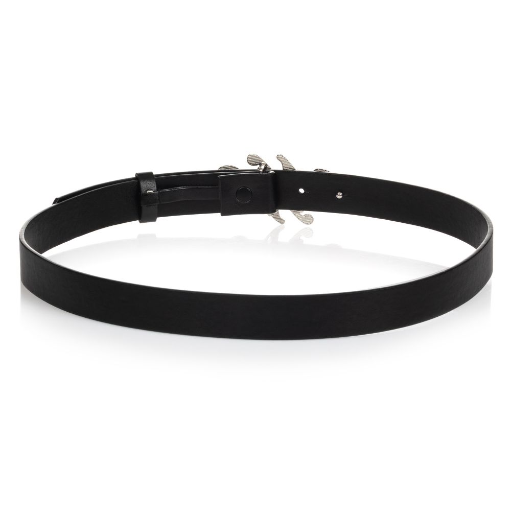 NIK&NIK-Teen Girls Black Logo Belt | Childrensalon Outlet