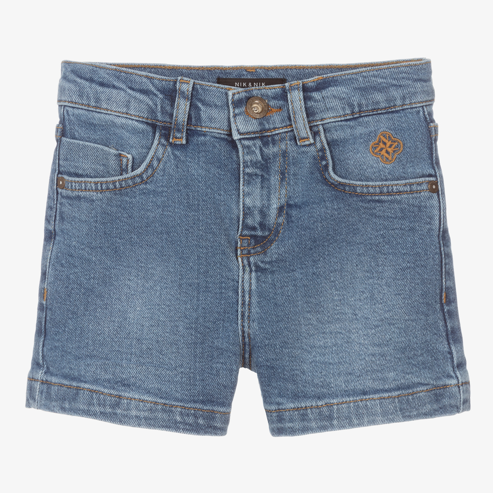 NIK&NIK - Teen Girls Blue Denim Shorts | Childrensalon