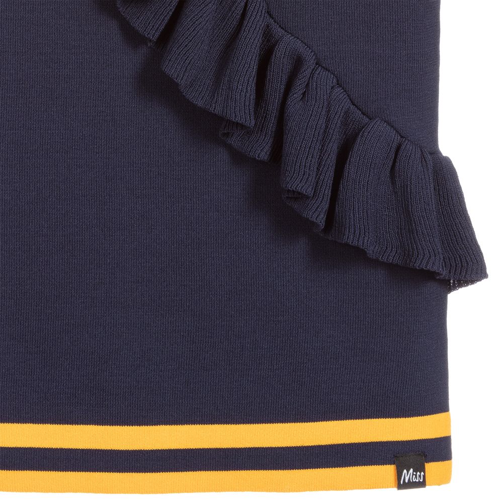 NIK&NIK-Teen Girls Blue Knitted Top | Childrensalon Outlet